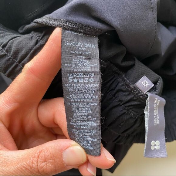 Sweaty Betty Cargo Pants Black Trekker Water Resistant Hiking High Waist - Picture 10 of 10